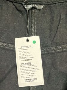 Black Denim Waistcoat