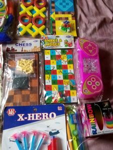 Variety Pack of Fun Games &amp; Toys