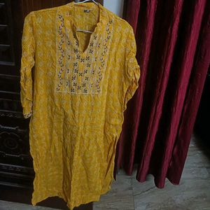 Yellow Kurti