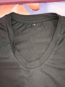 Black V-Neck T-Shirt
