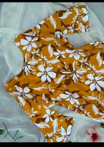 Floral Print Casual Kurta