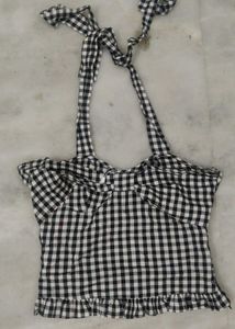 Gingham Checkered Top