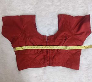 RED COTTON BLOUSE