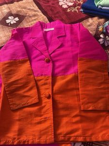 Stylish Two-Tone Jacket Co Ord set