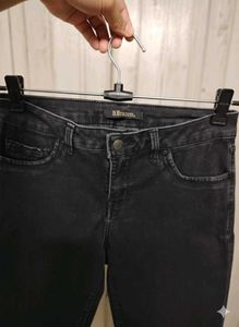 Express Black Denim Jeans