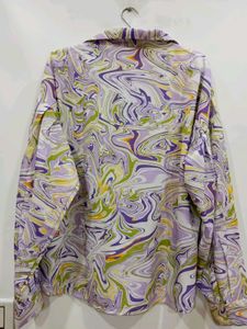 Geometric Pattern Shirt For Women