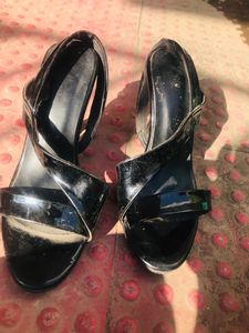 Black Patent Leather Heels