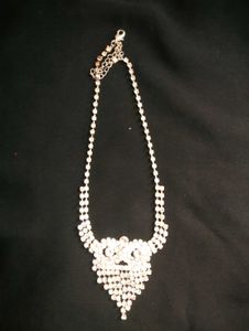 Sparkling Rhinestone Statement Necklace