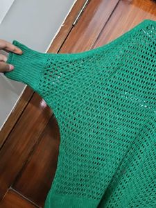 Green Knit Sweater