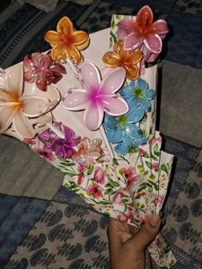 Handmade hair clip Bouquet