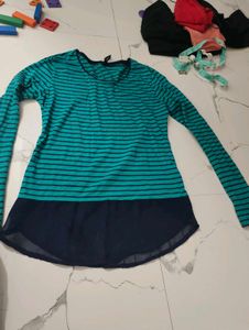 Max Striped Long Sleeve Top