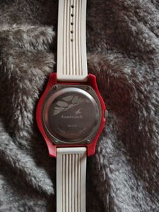 Fastrack Watch - Red &amp; White