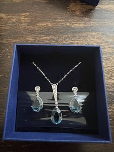 Swarovski Vintage Blue Necklace Set