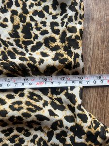 Lightweight Georgette Leopard Print Top