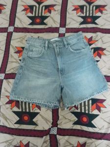 Stylish Grey Denim Shorts for women
