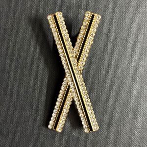 Sparkling 'X' Hair Clip