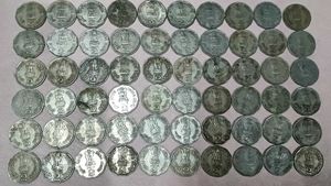 Rare Old 2 Rupee Coins 60 Pcs