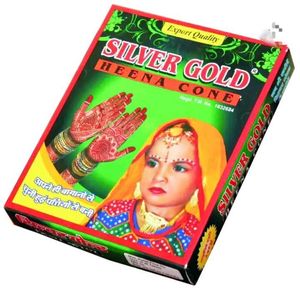 Silver Gold Heena Cone