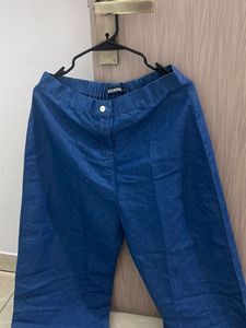 Blue Wide Leg Pants