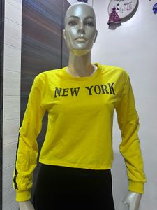 Yellow &#39;New York&#39; Tee