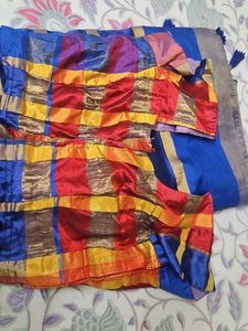 Elegant Blue Saree with blouse