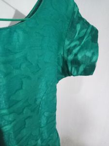 Peacock Ethnic Gown With Jacket For Women
