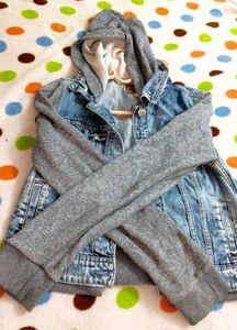 Hooded Denim Jacket
