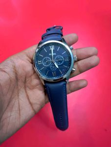 Fossil Men Blue Dial Flynn Analogue Chronograph Wa