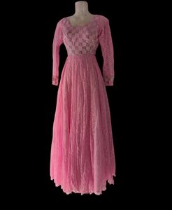 Elegant Pink Anarkali 🌸