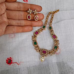 Ethnic Matt Butterfly Ruby And Emeralds
