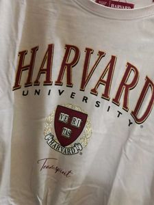 Trendy Harvard University Crop Top
