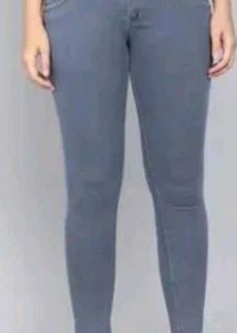 Grey High Waist Jeans