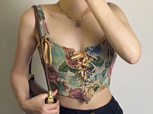 Newme Lace-Up Corset Top xs-s