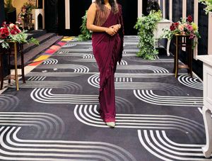 Stitched Saree With Heavy Blouse