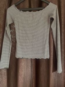 Of Shoulder Full Sleeve Top