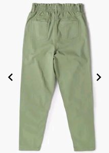 Green Casual Pants