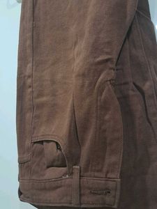 Brown Casual Pants