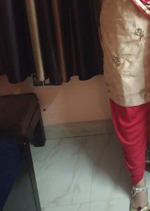 Dhoti Style Silk Blend Suit Holi Sale 50% Off