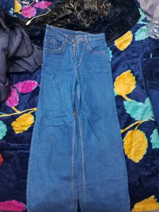 Wide Leg Denim Jeans