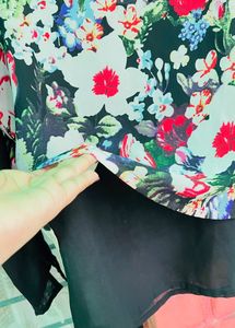 Womens Floral Print Top