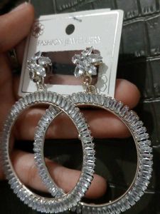 Sparkling Hoop Earrings
