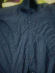 Blue Long Sleeve Casual Shirt