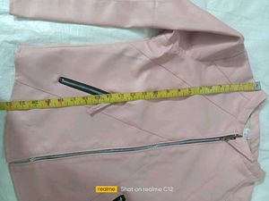 Pink Moto Fox Leather Jacket