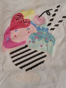 M&amp;S Kids Ice Cream Tee