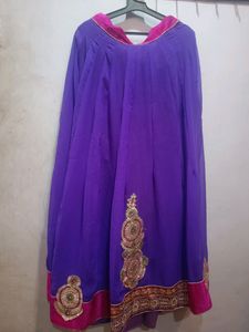 Purple Georgette Lehenga Choli