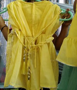 Lemon Yellow Party Wear Garara Set🥰