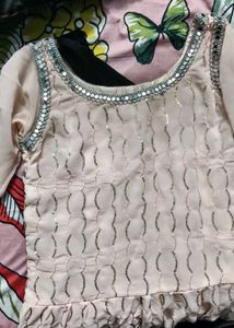 Sharara dress for women💗Cute Peach Party Dres