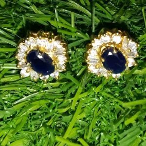 Blue Stone Jewelry Set