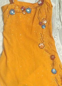 Modern babe jeans and assymetrical kurti set