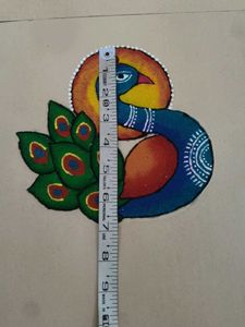 Peacock Rangoli Design